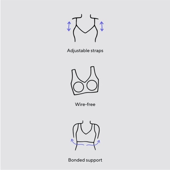 HONEYLOVE Silhouette Bra Blush Pink - Picture 7 of 7